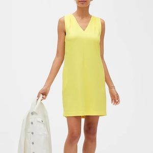 Banana Republic Shoulder Pleat Shift Dress